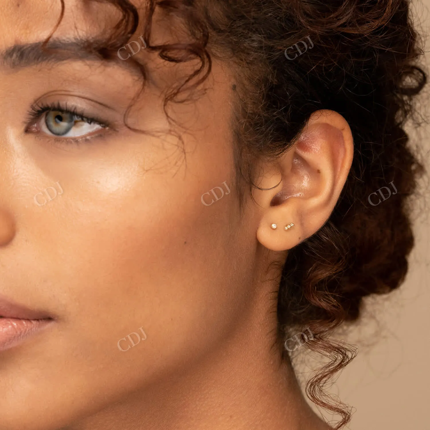 0.014CTW Lab Grown Single Tiny Diamond Stud