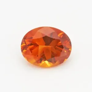 10x8mm Madeira Citrine Concave Oval