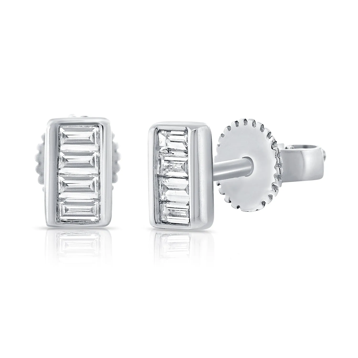 14k Gold & Diamond Stud Earrings - 0.10ct
