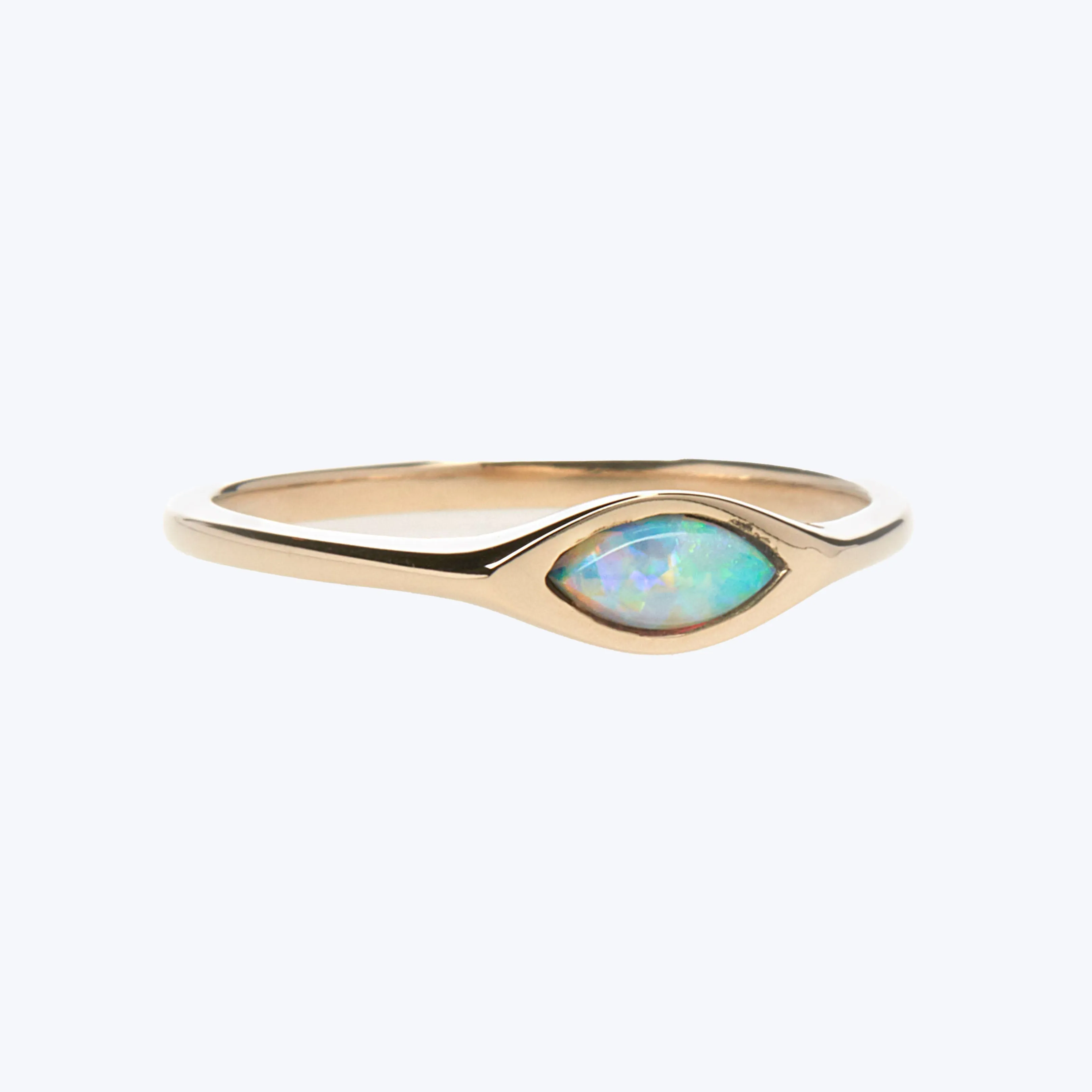 14k Opal Marquise Ring