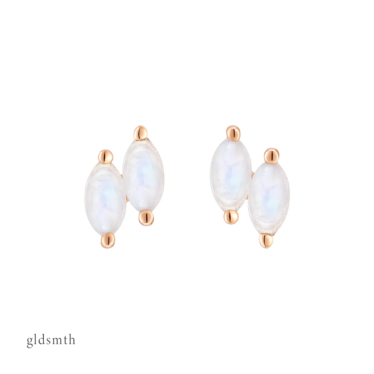 14k Rose Gold Elodie Studs