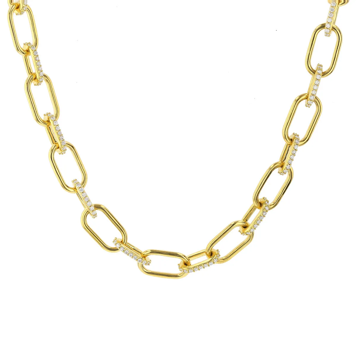 16-Inch Diamond Link Necklace