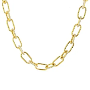 16-Inch Diamond Link Necklace