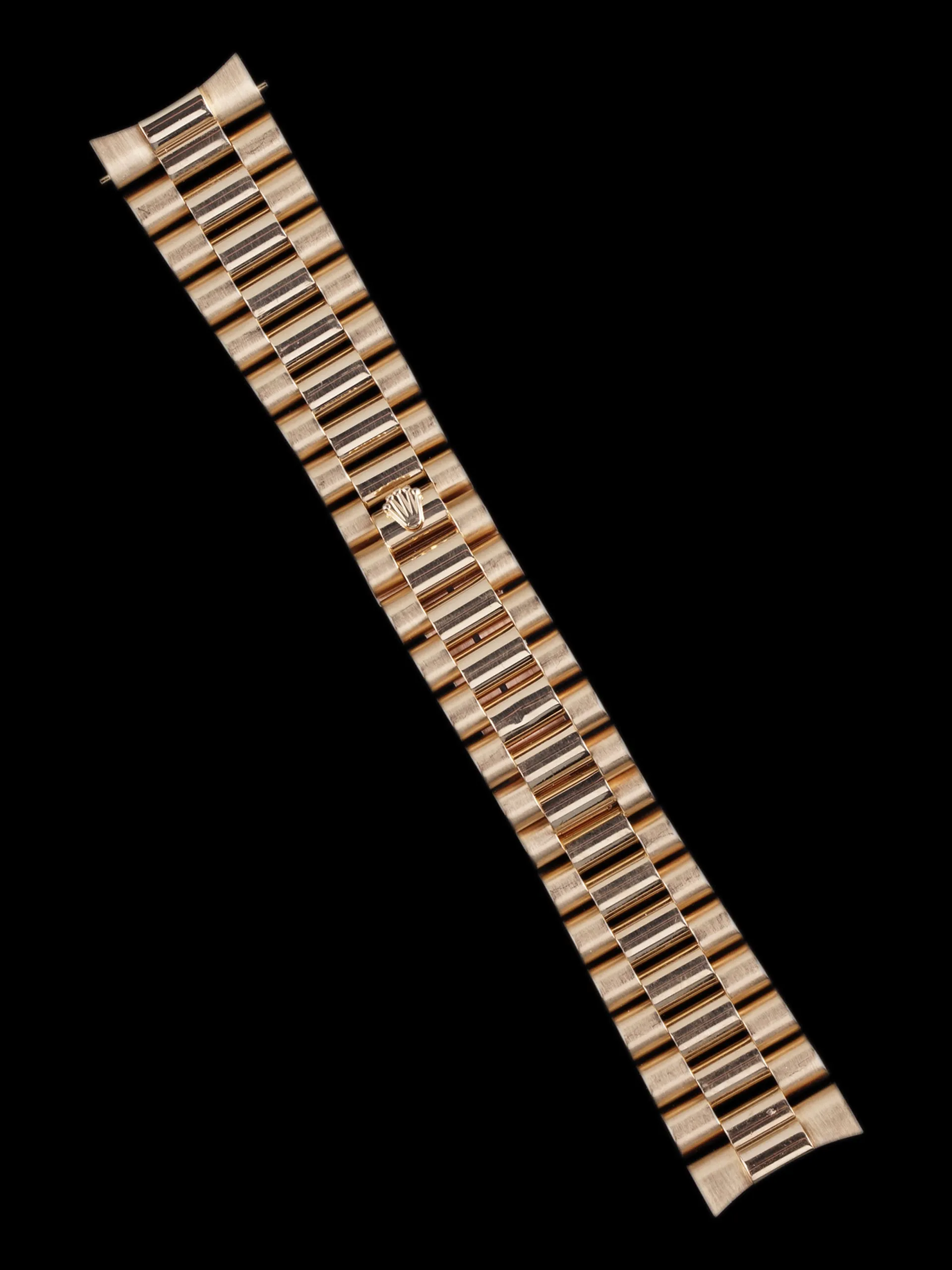 1989 Rolex Day-Date 18k YG (Ref. 18348) String Dial W/ Factory Diamond Bezel W/ Box & Papers