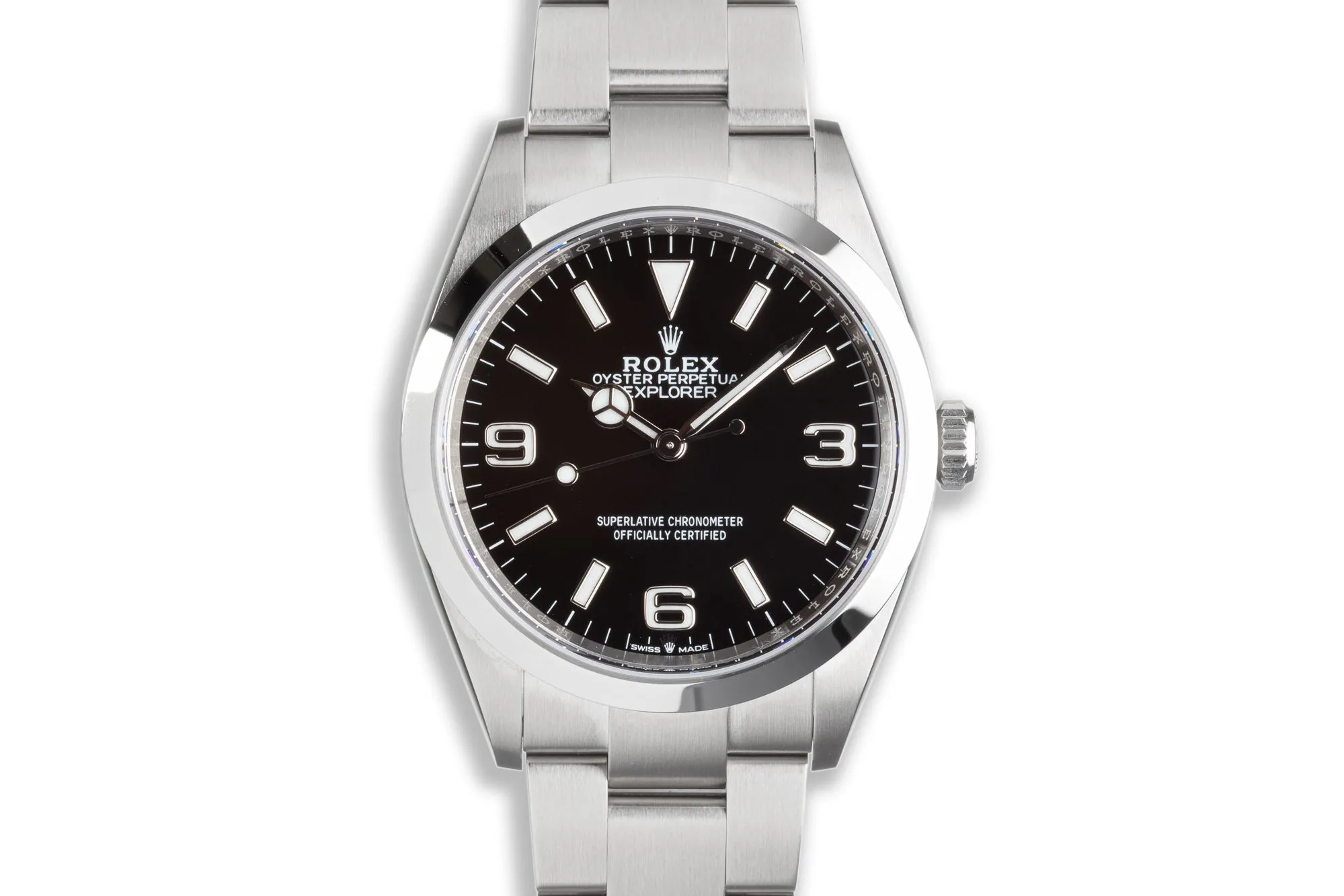2021 Rolex Explorer 124270 with Box & Card