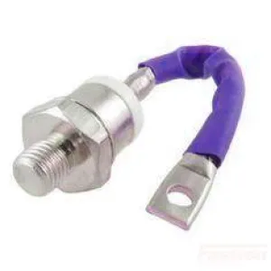 A1B-22-02C, Rectifier Diode, 22Amp, 200V w/tail, M6, Cathode stud, Replaces SKR 20/02