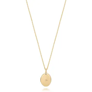 ALANA SMALL OVAL DIAMOND LOCKET