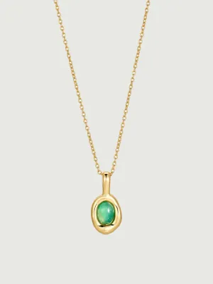 Amazonite Charm Necklace
