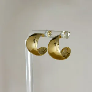 AMBER HOOPS EARRINGS