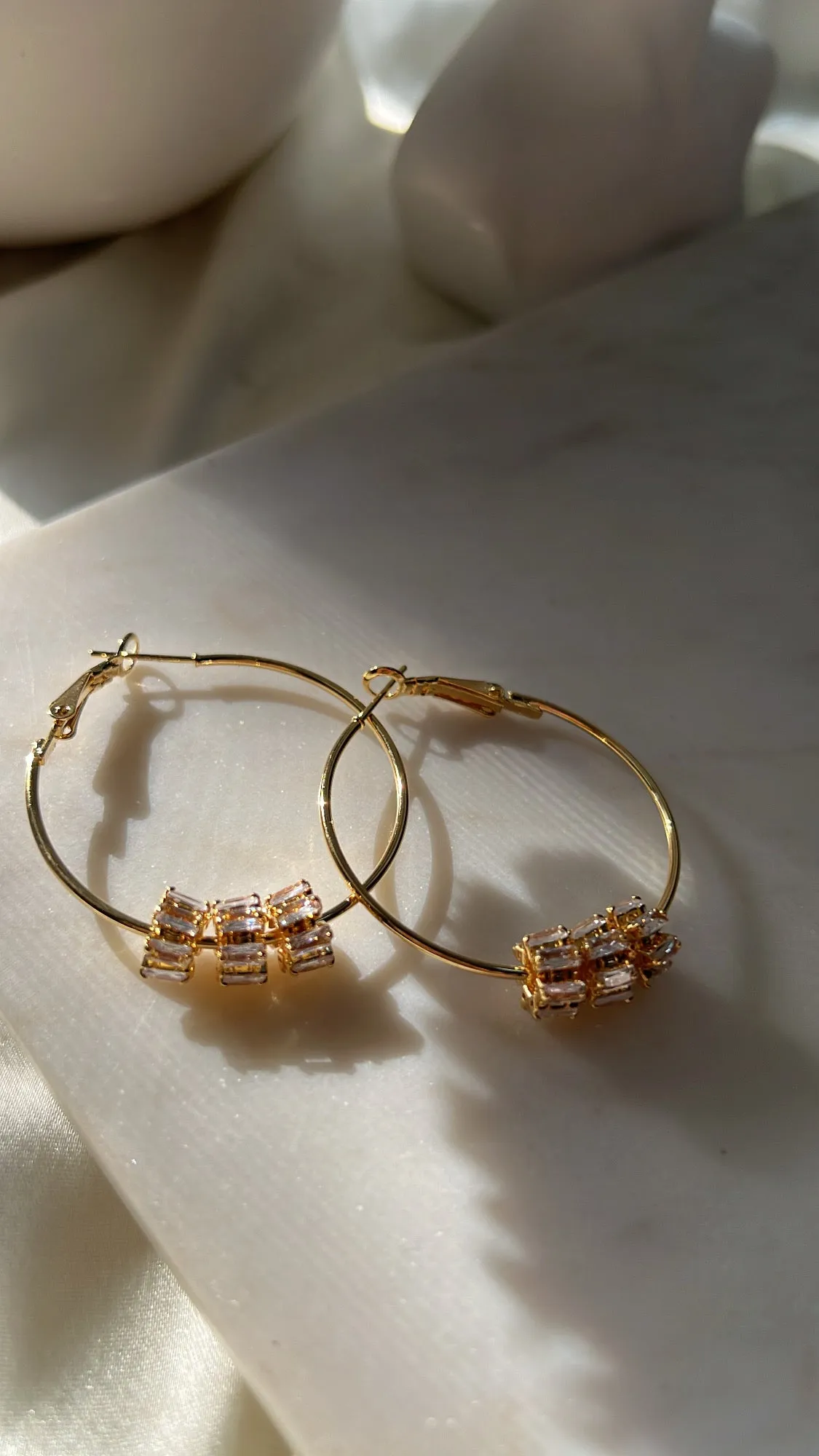 Amber hoops