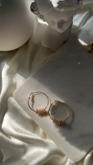Amber hoops
