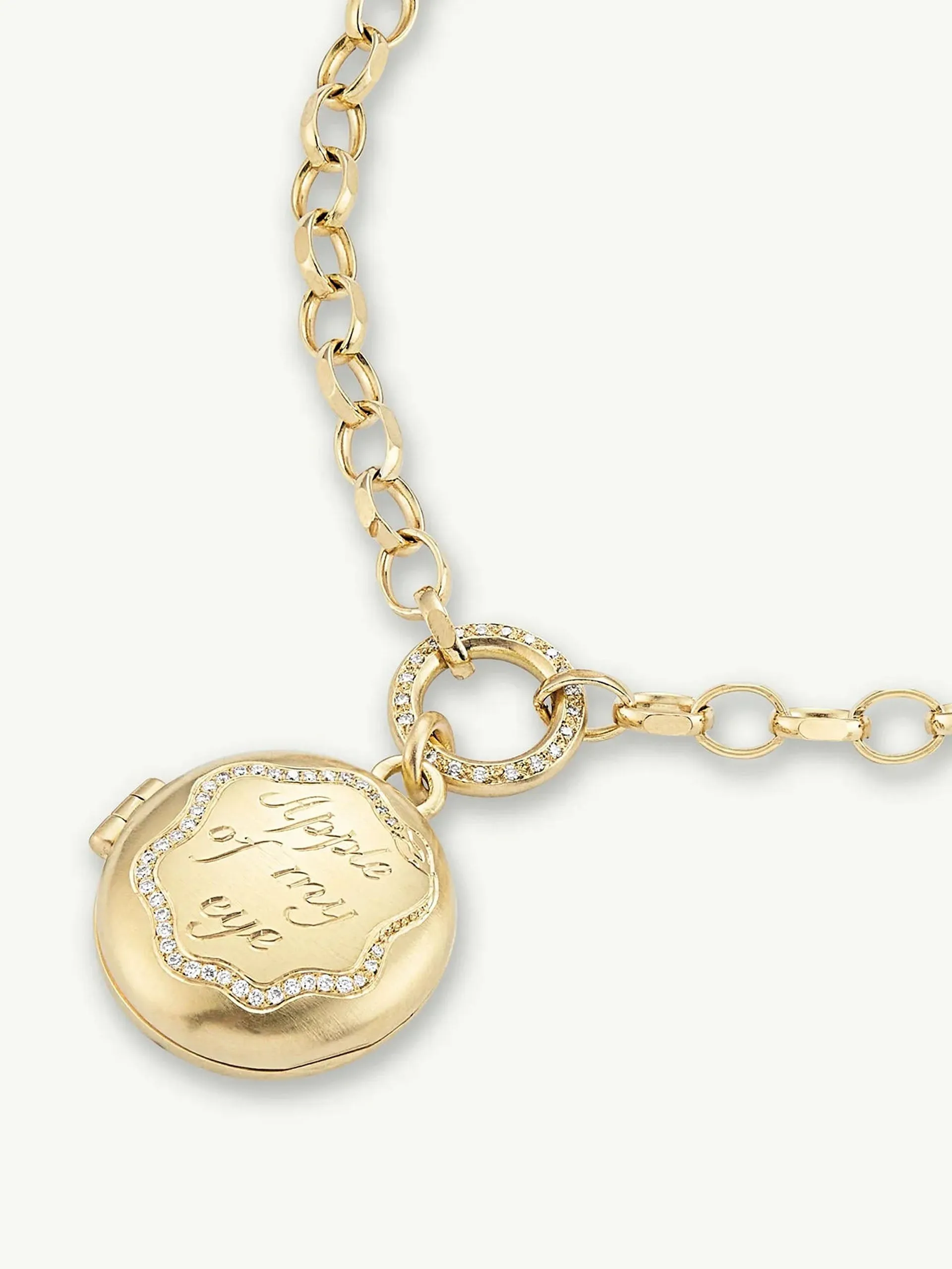 Apple of my eye locket
