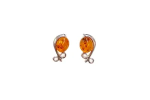Baltic Amber Gemstone Earrings #1