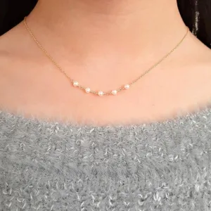 Beaded Freshwater Pearl Necklace