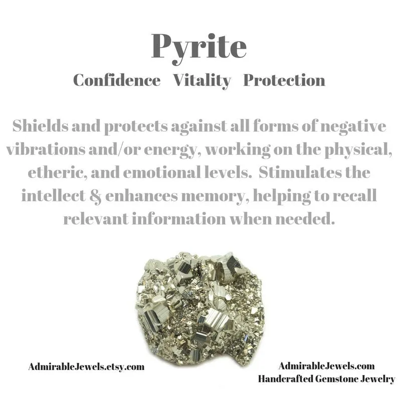 Beaded Gold Pyrite Necklace
