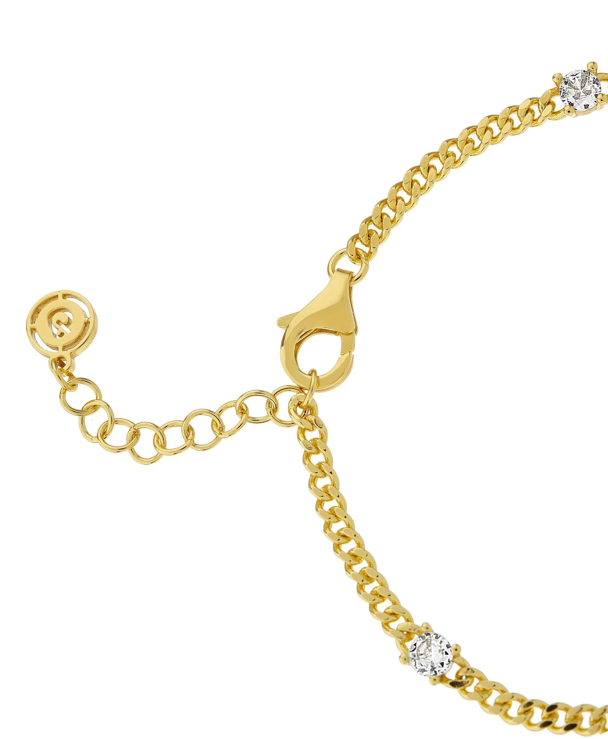 Birthstone Bracelet December 18ct Gold Plated