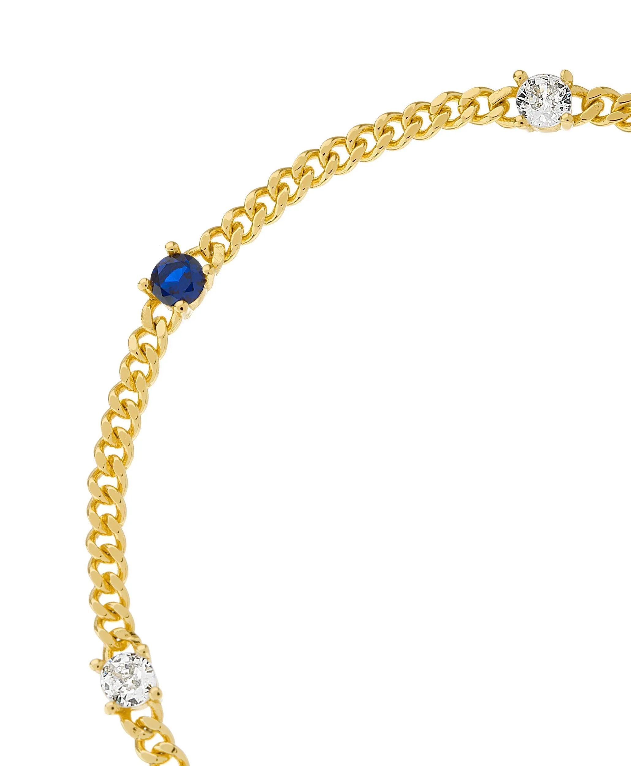 Birthstone Bracelet December 18ct Gold Plated