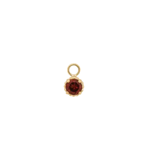 Birthstone Earring Charm 14K