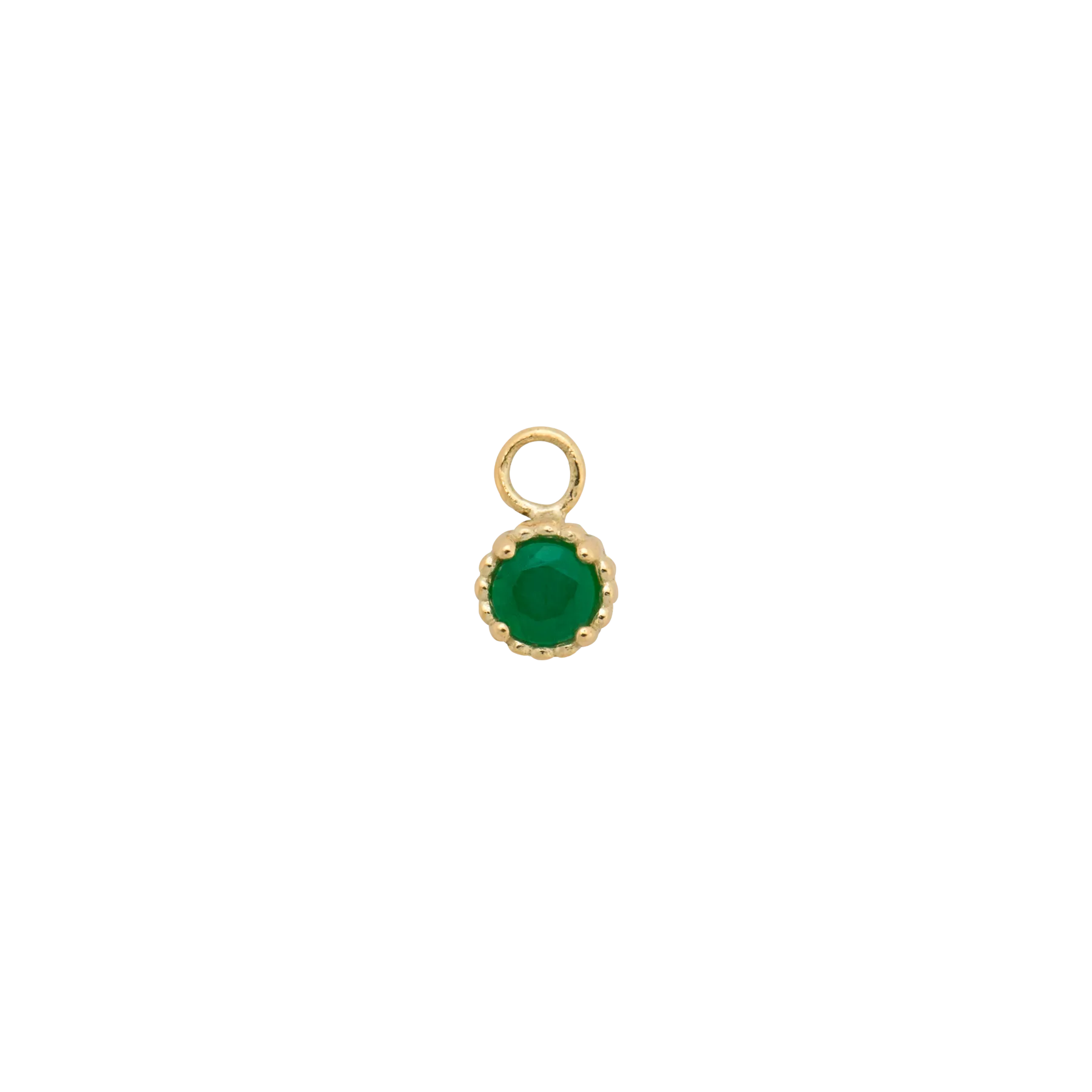 Birthstone Earring Charm 14K