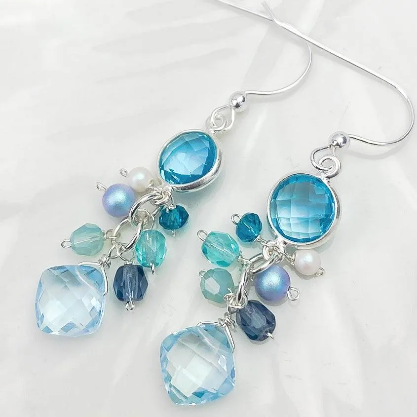 Blue Ice Sienna Earrings