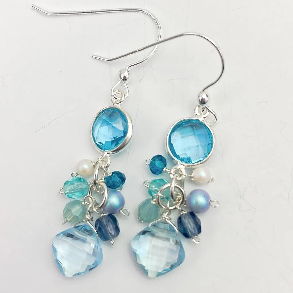 Blue Ice Sienna Earrings
