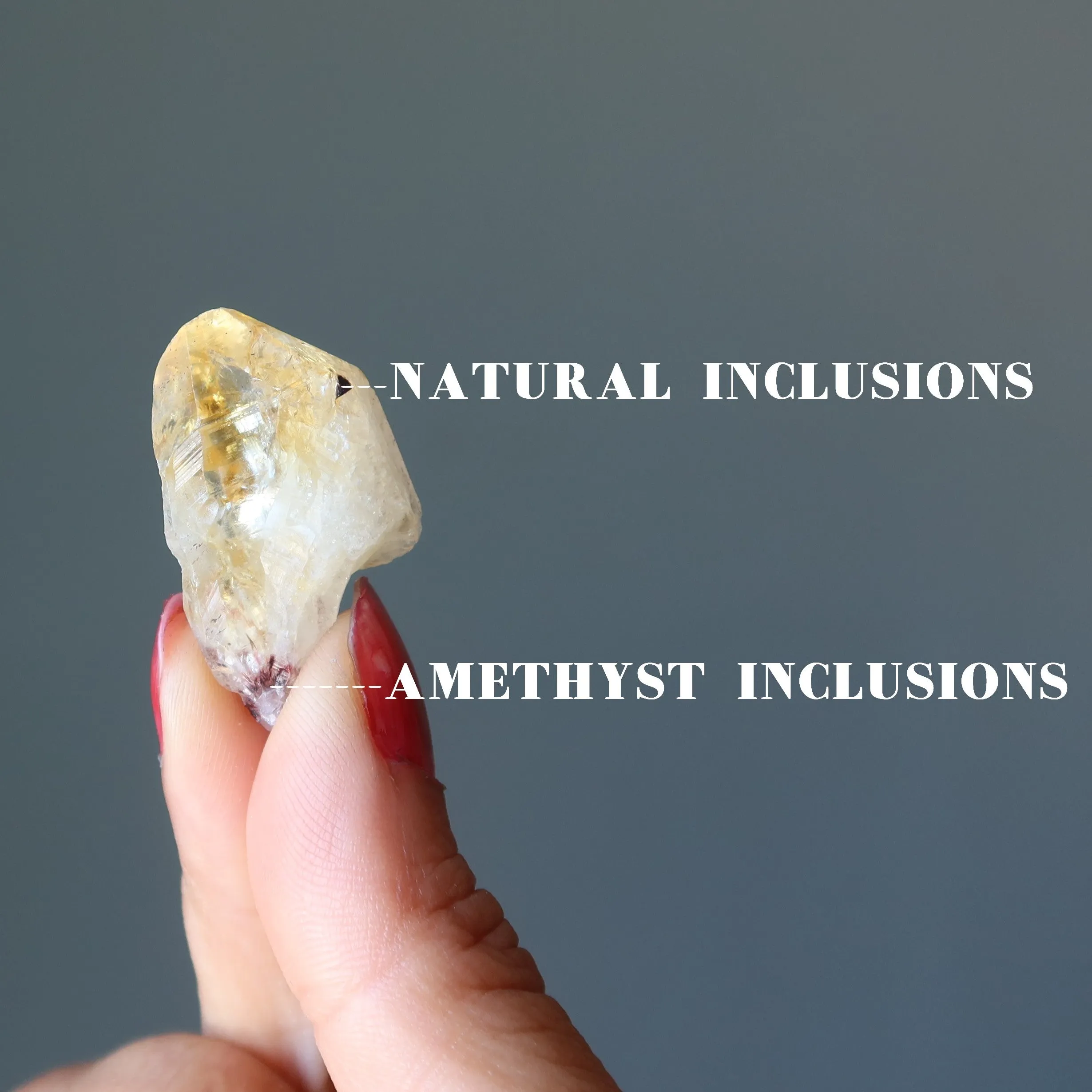 Citrine Raw Gemstone Point me to Prosperity