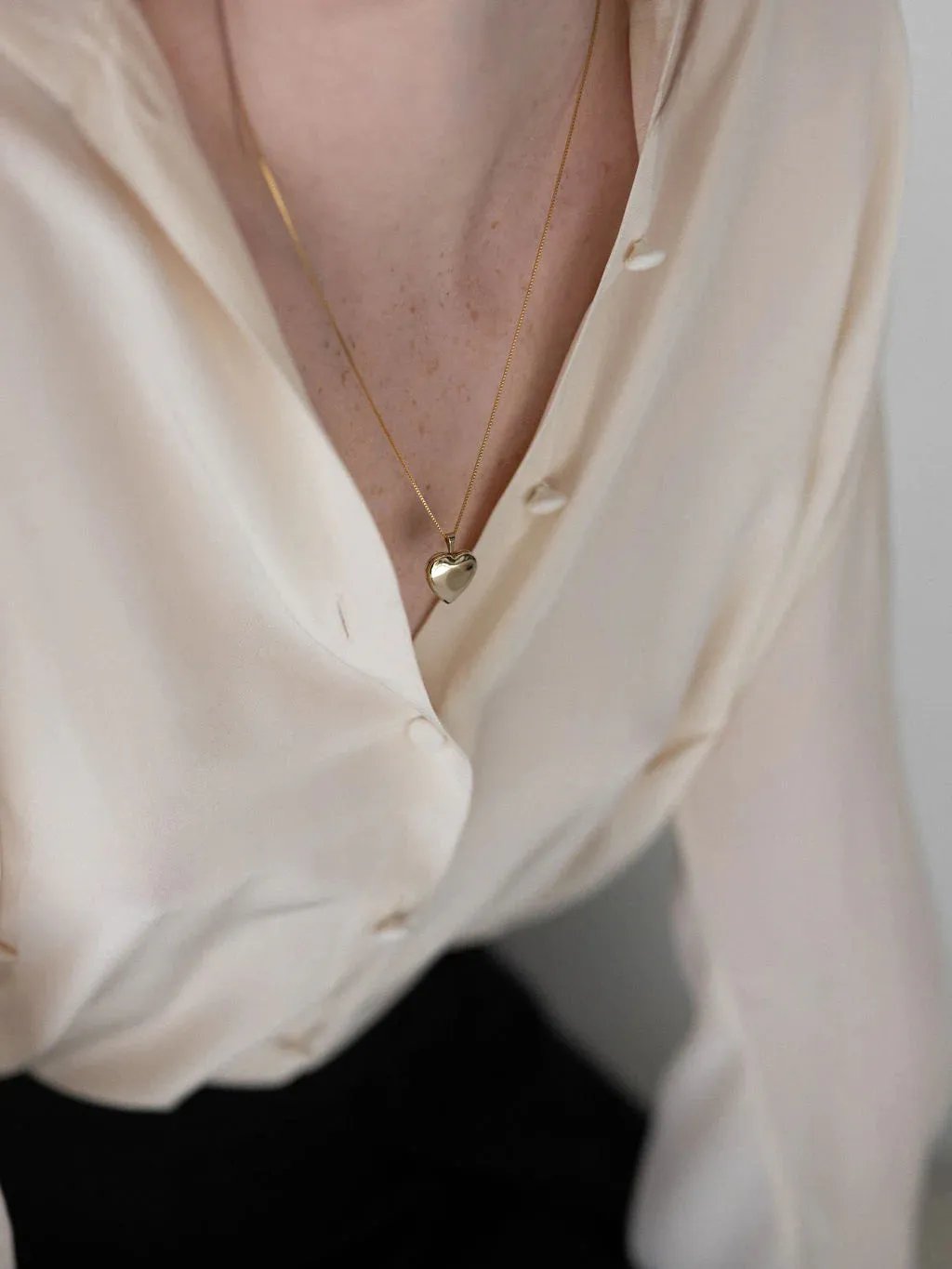 Classic Heart Locket Gold
