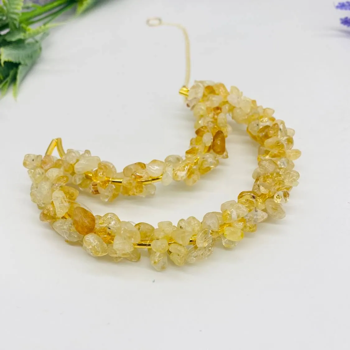 Crystal Hanging, Citrine Wall Hanging, Crescent Moon Hanging, Handmade Decor, Wall Decor,  Gift For Her, Unique Room Decor