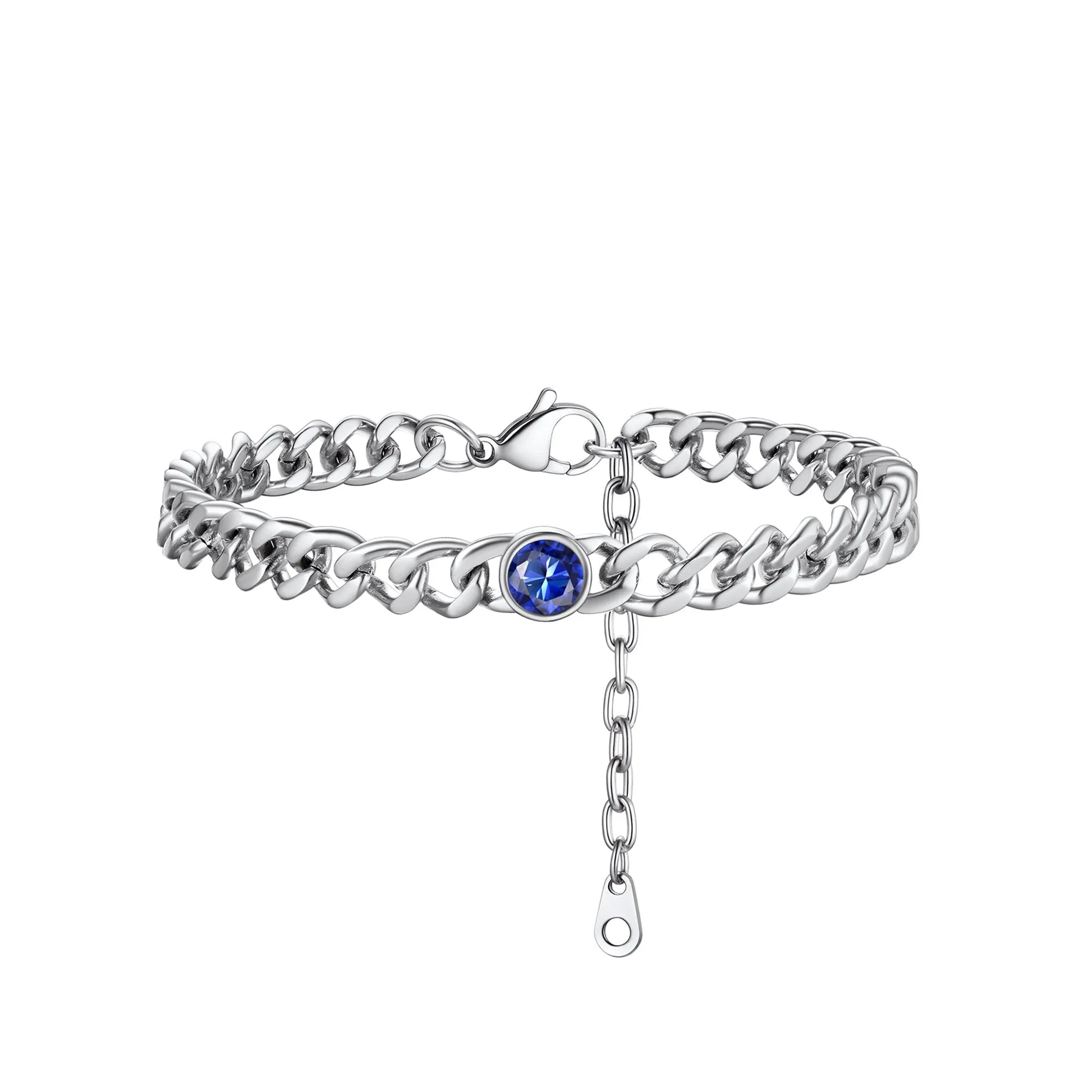 Cuban Anklet - Sapphire