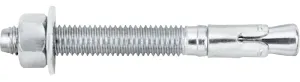 DeWALT Power-Stud 7415SD1 Wedge Anchor, 3/8 in Dia, 3-3/4 in OAL, Carbon Steel, Zinc :BX50: QUANTITY: 1