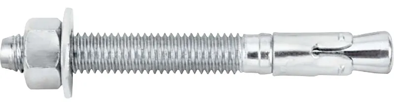DeWALT Power-Stud 7415SD1 Wedge Anchor, 3/8 in Dia, 3-3/4 in OAL, Carbon Steel, Zinc :BX50: QUANTITY: 1