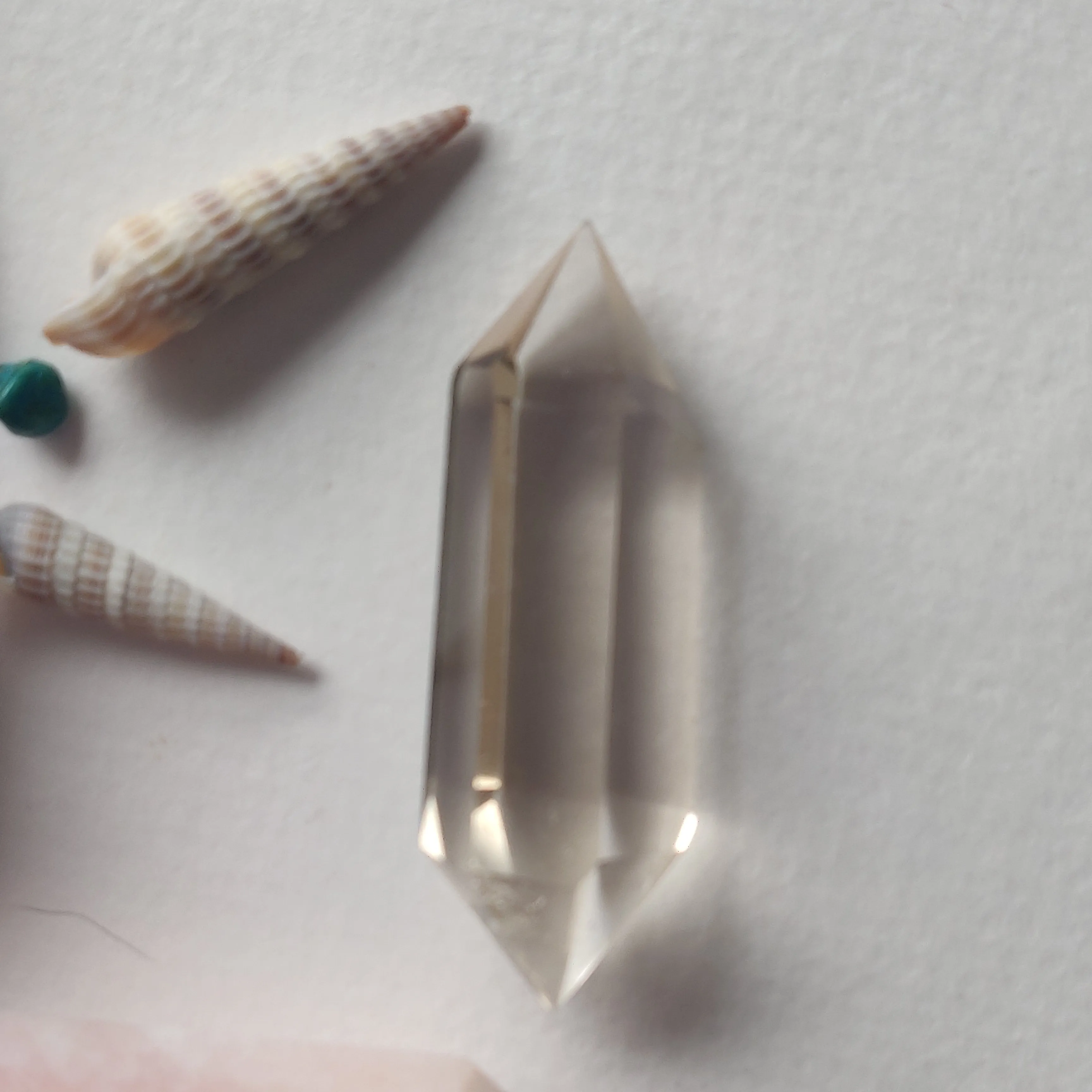 Double Terminated Citrine Point (#10)
