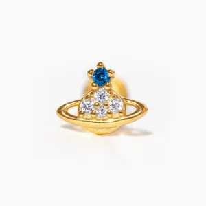 Galactic Gal Flat Back Stud