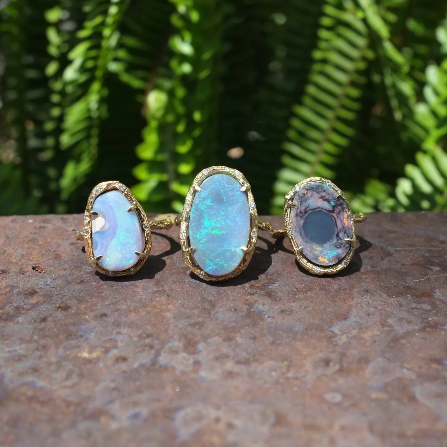 Galaxy Eclipse Opal Ring