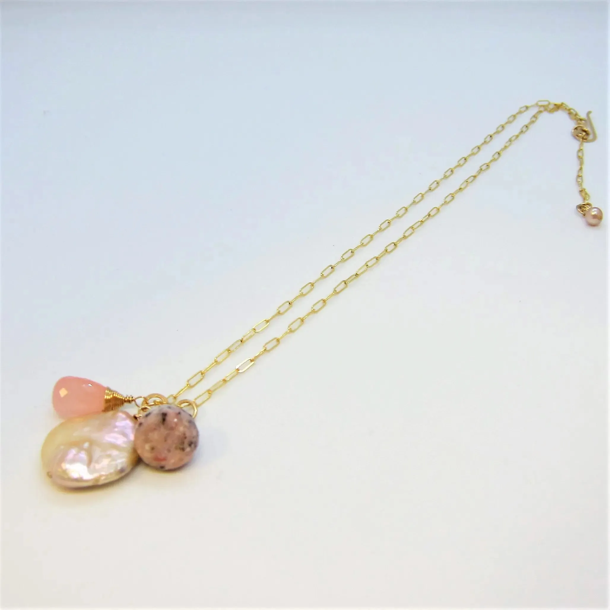 Gemstone Charm Necklace