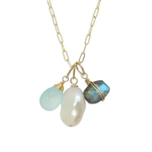 Gemstone Charm Necklace
