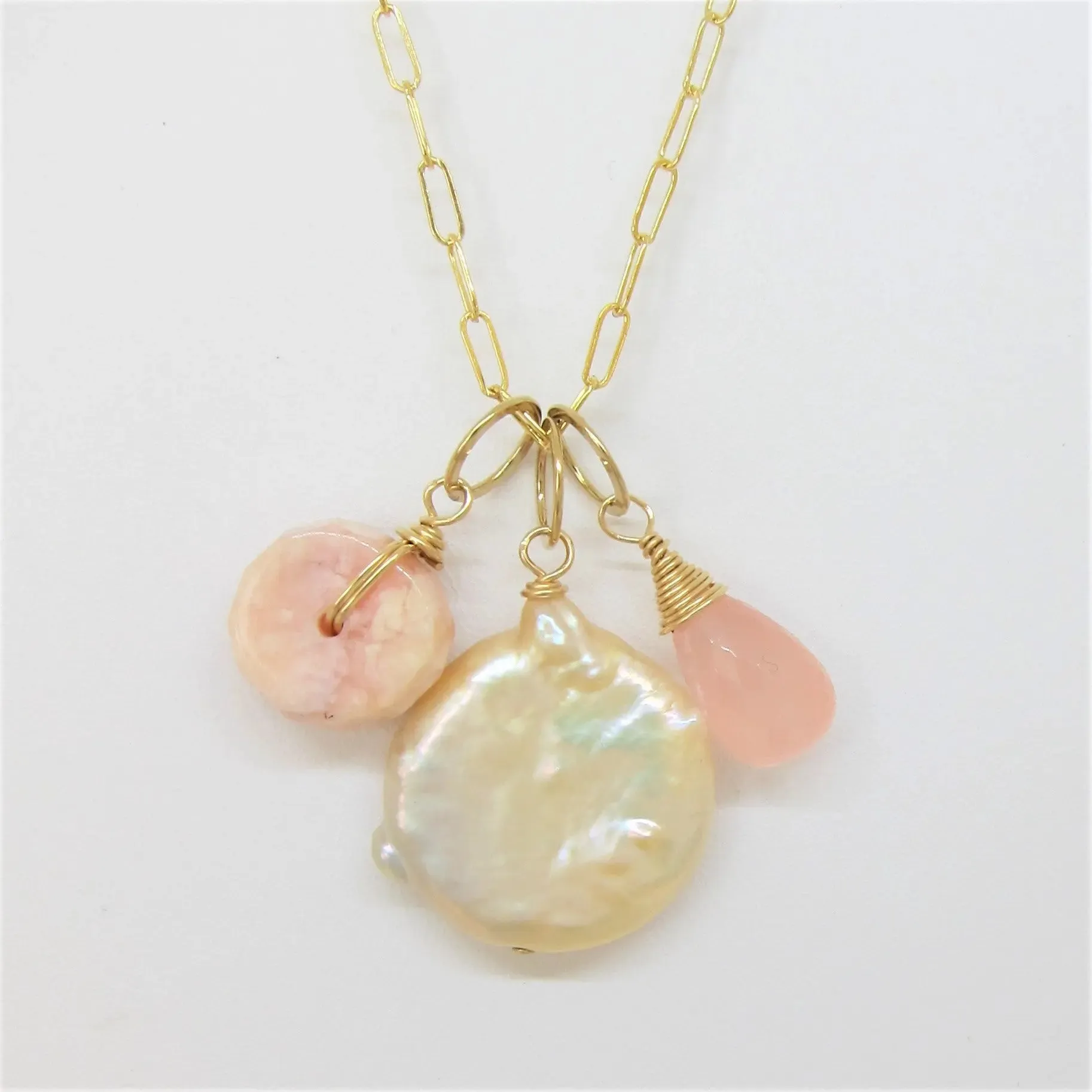 Gemstone Charm Necklace