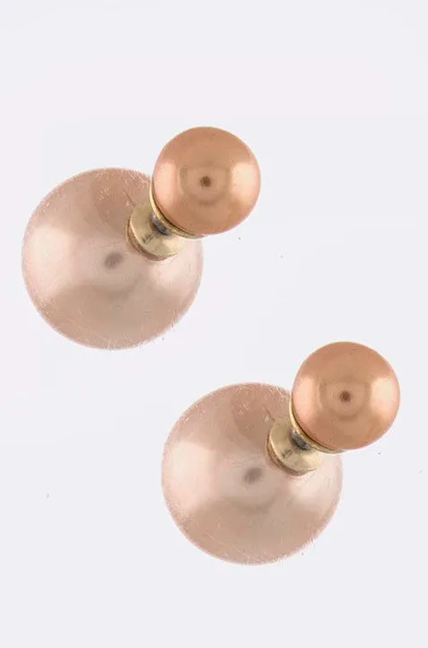 Grey Double-Sided Earrings