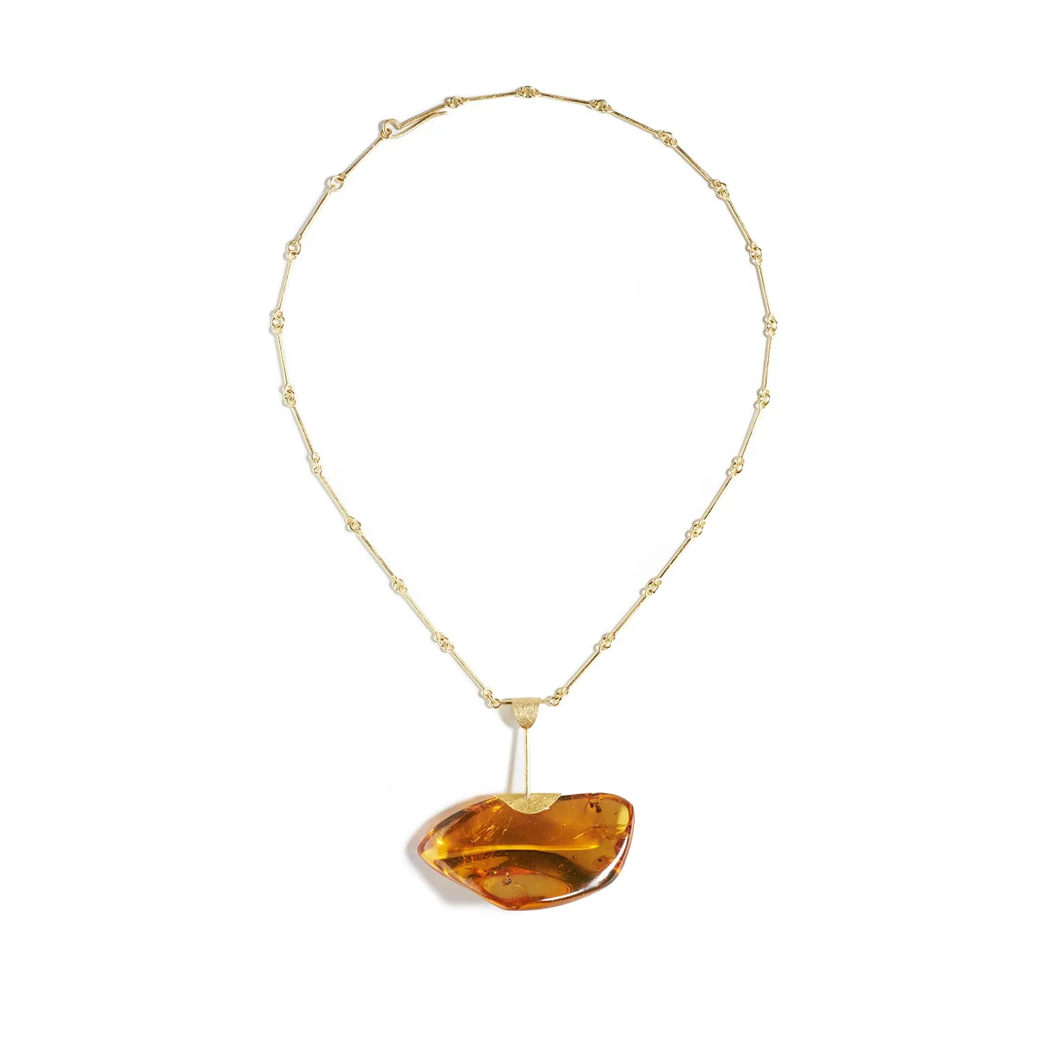 Honey Amber Horizontal Pendant