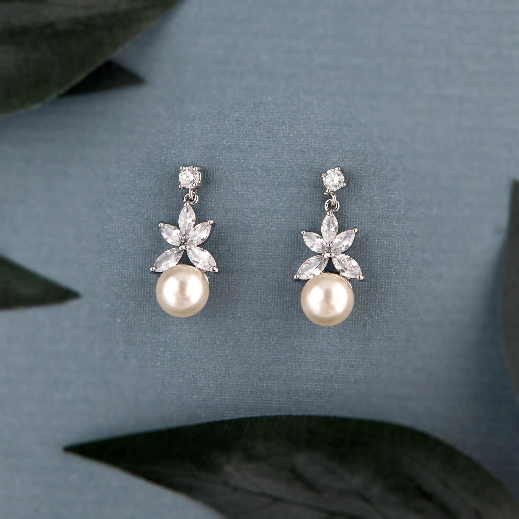 Ivory Pearl Drop Earrings