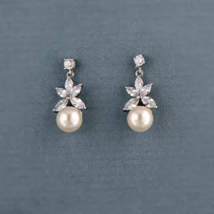 Ivory Pearl Drop Earrings