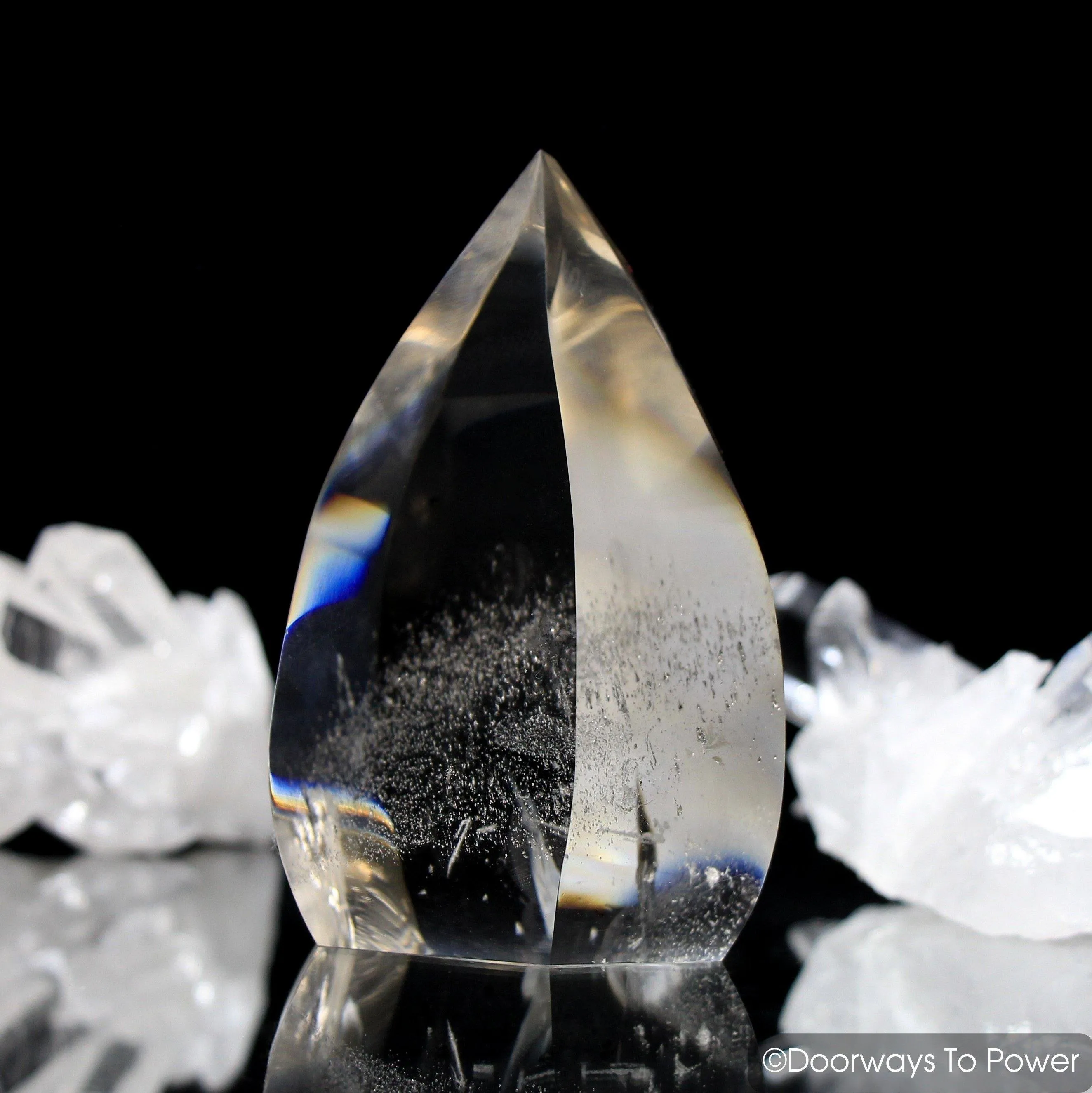 John of God Citrine Quartz Crystal Flame 'The Golden Stone of Wealth'