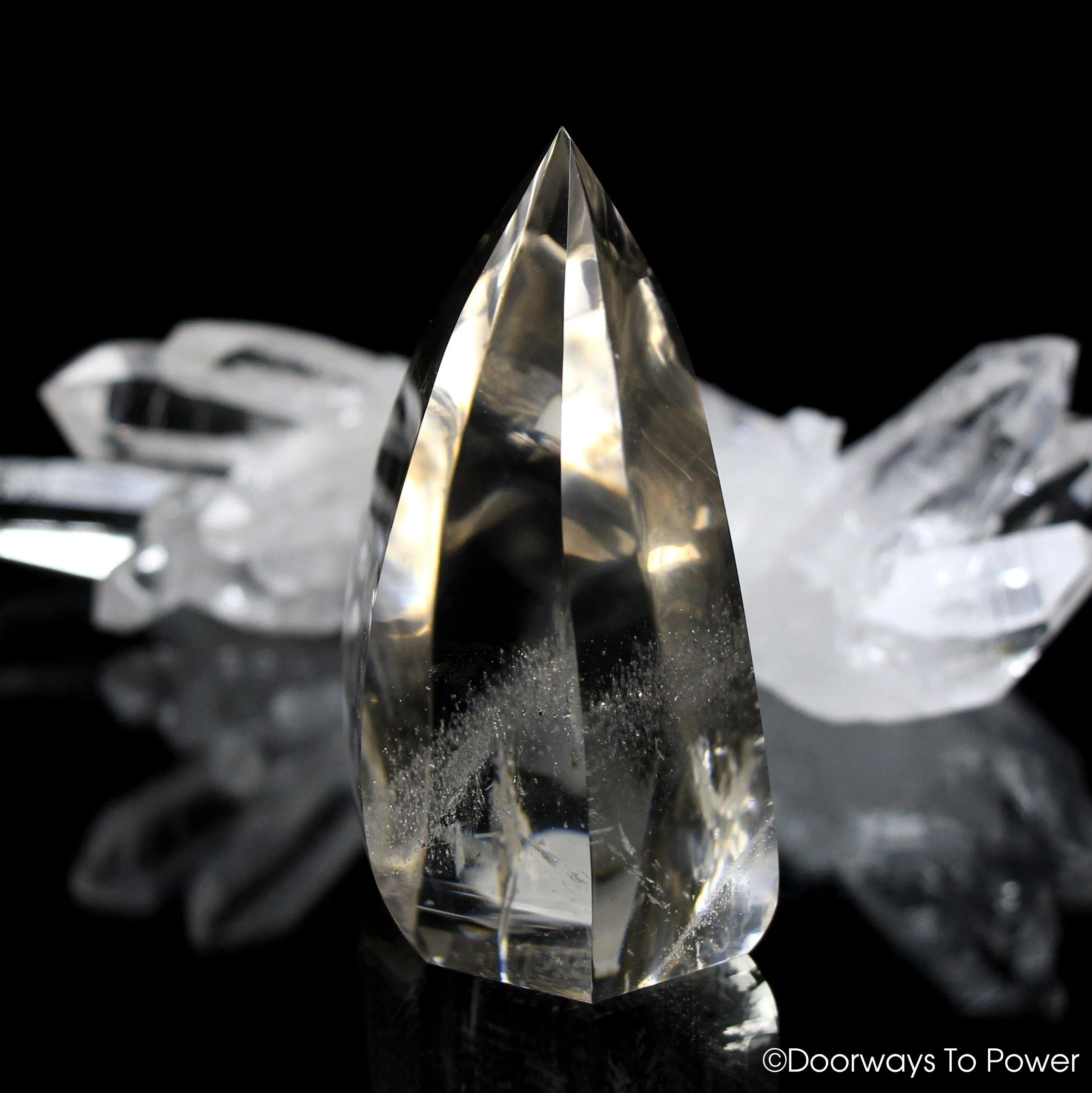 John of God Citrine Quartz Crystal Flame 'The Golden Stone of Wealth'