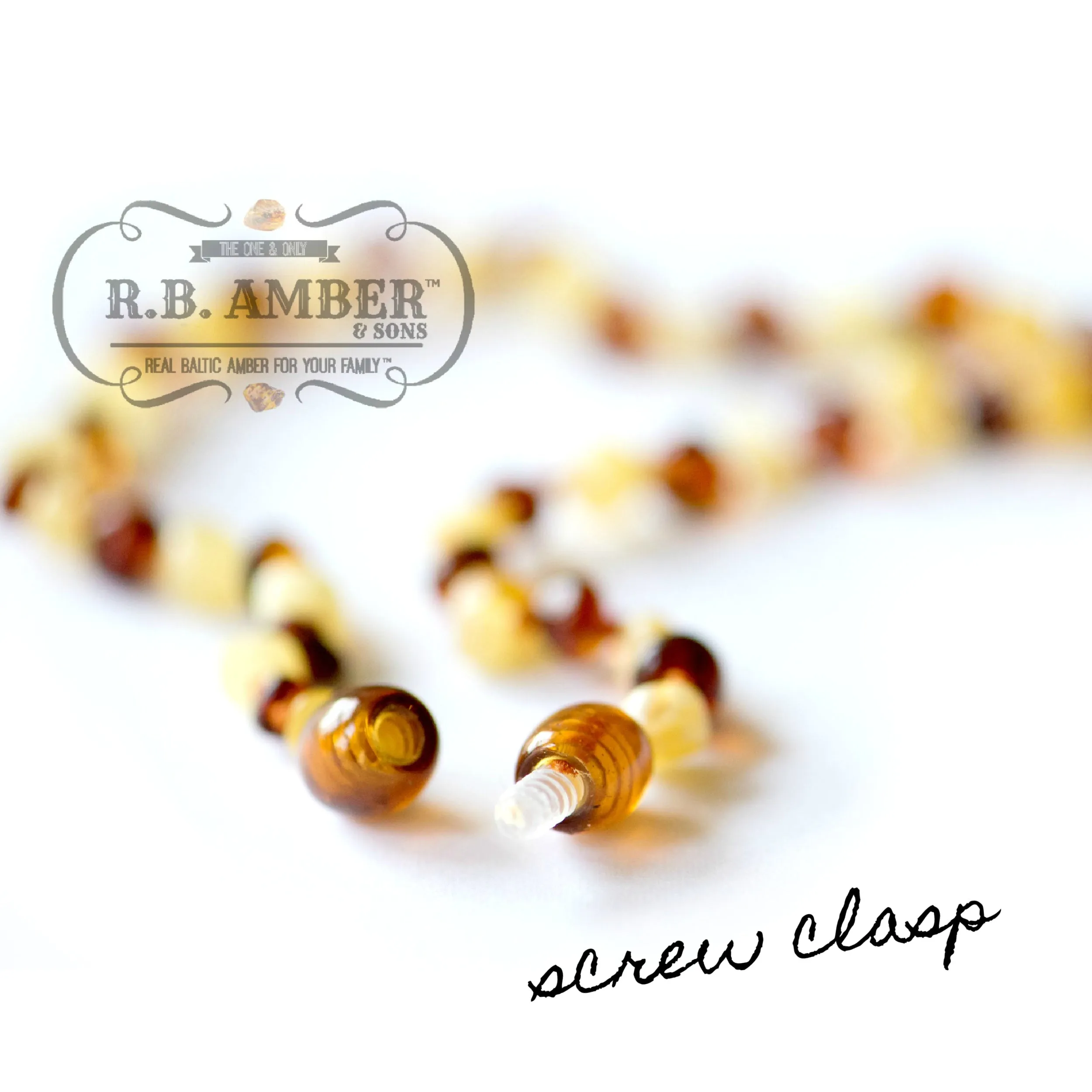 Kids | Raw Multi Baltic Amber Necklace