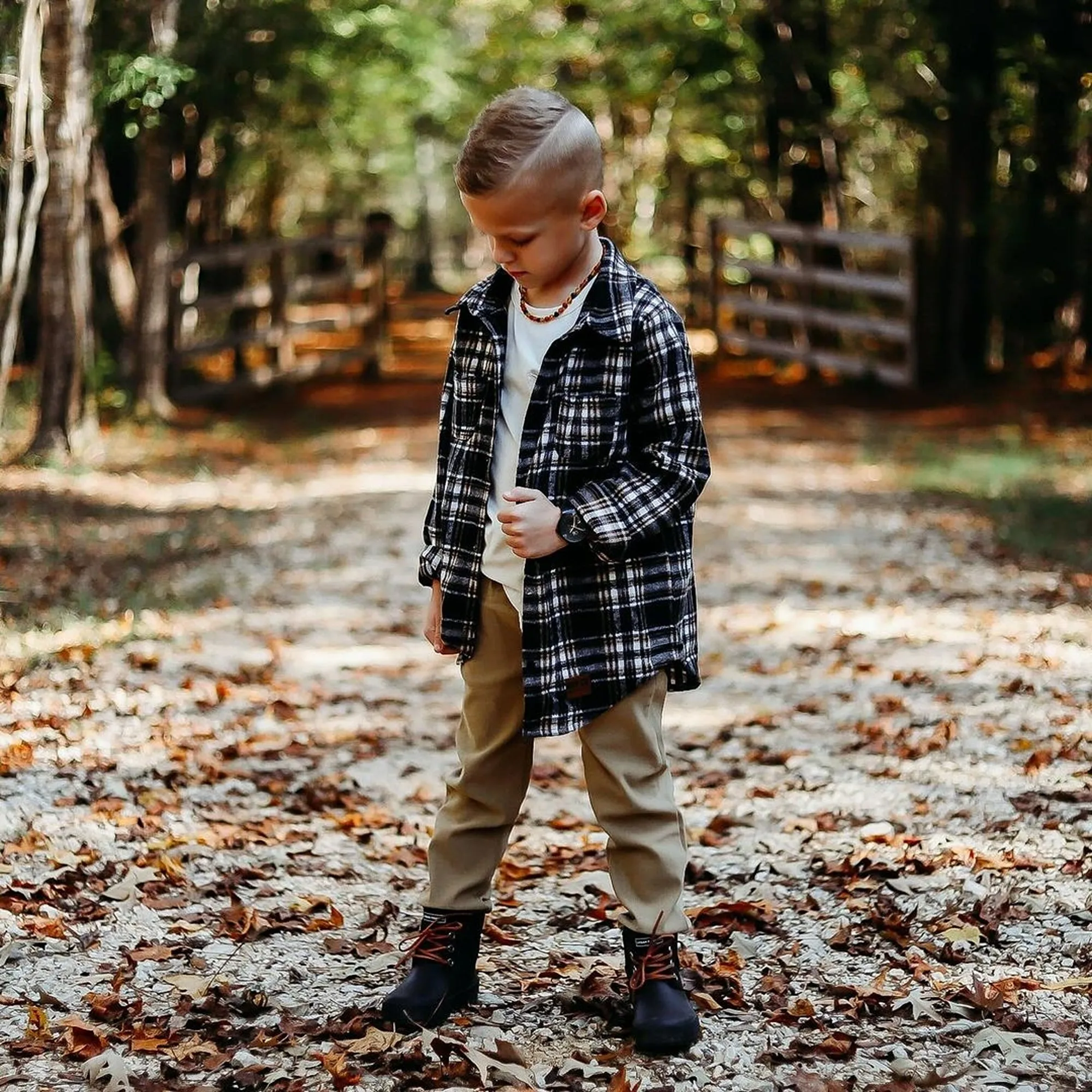 Kids | Raw Multi Baltic Amber Necklace