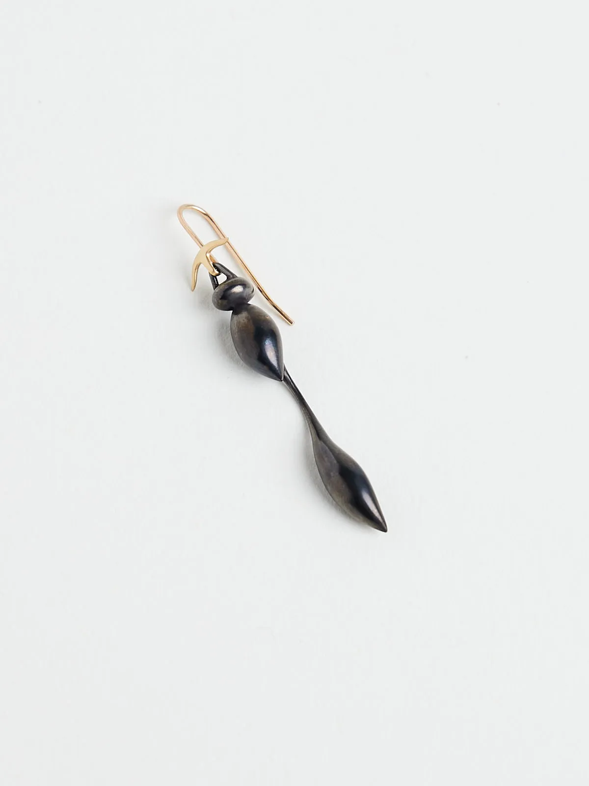 Large Wingless Wasp Earrings in Bronze