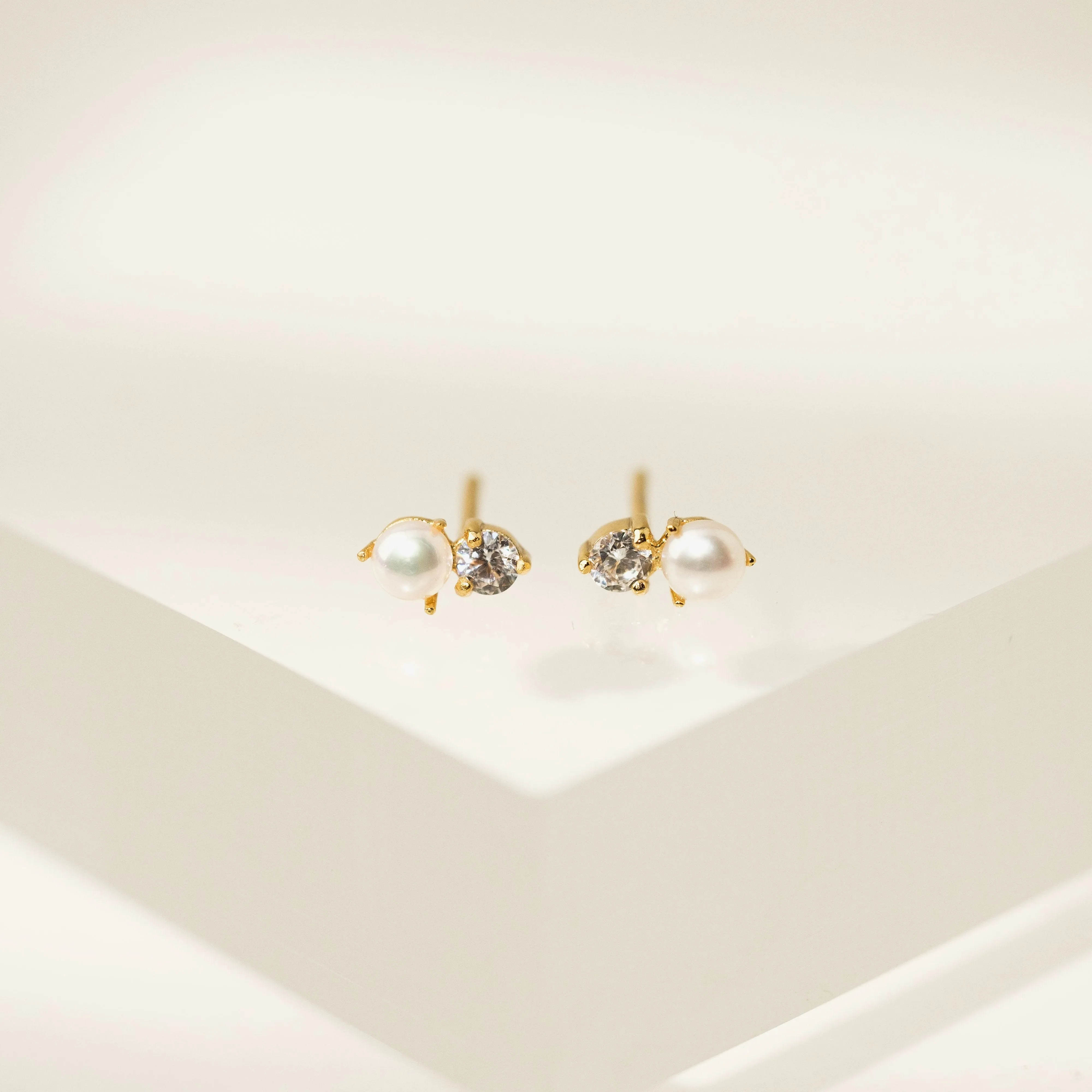 Luma Gemstone Stud Earrings