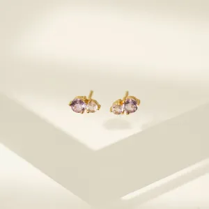 Luma Gemstone Stud Earrings