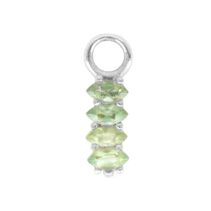 Lynx Apatite Marquise Silver Charm