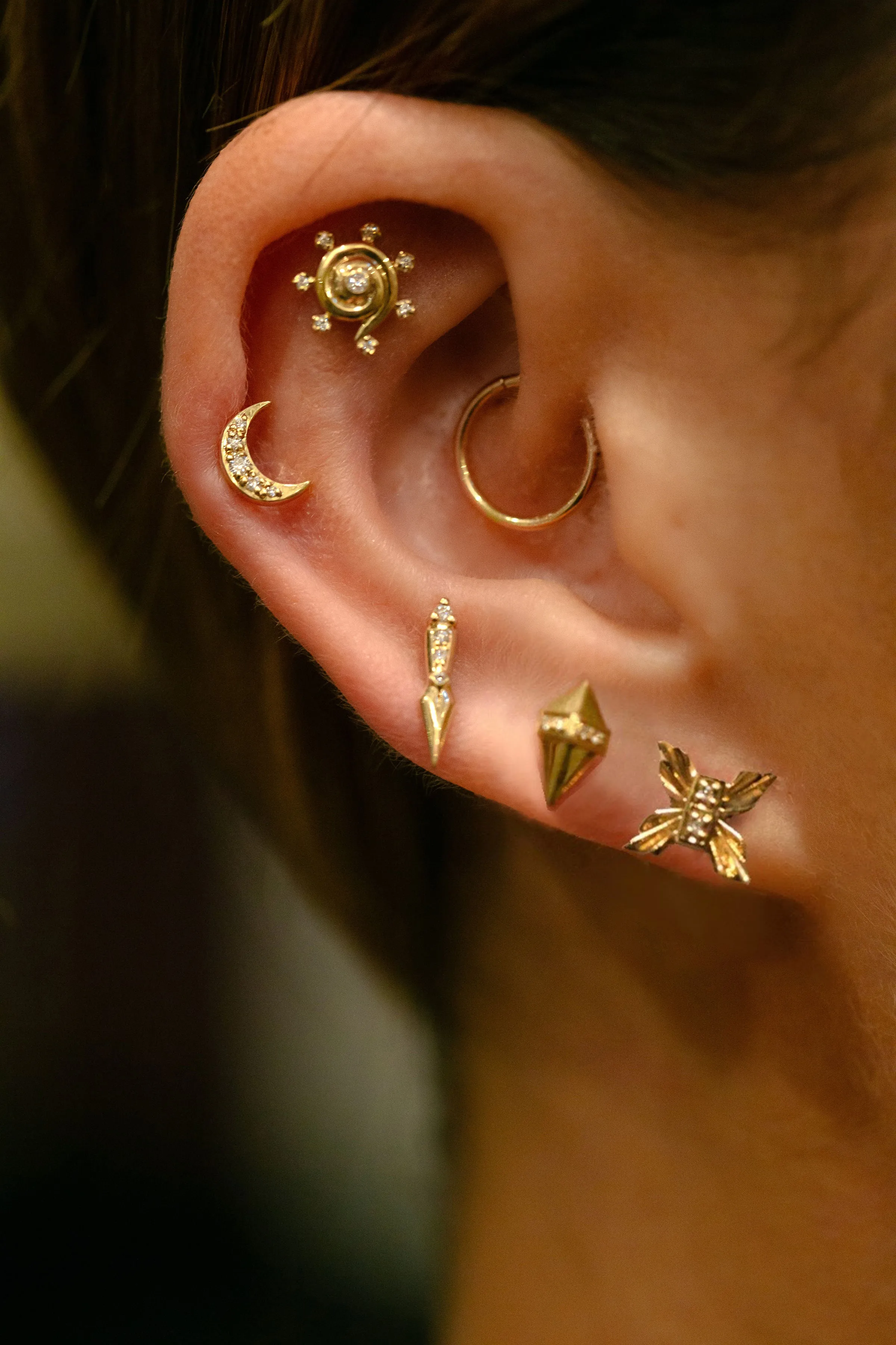 Mini Pietra Single Stud
